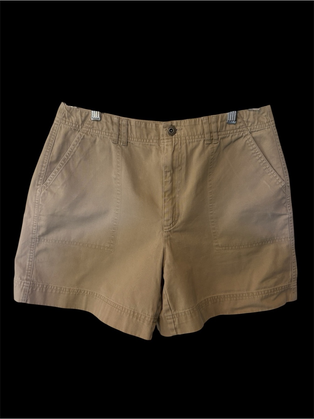 Liz Claiborne Kahki 100% Cotton Casual Shorts